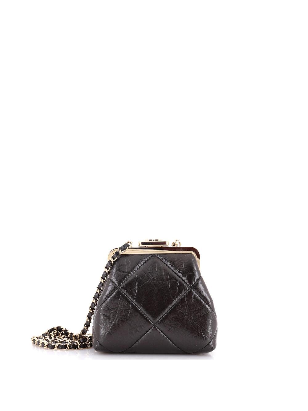 Chanel Cc Kisslock Frame Clutch With #230120C28B